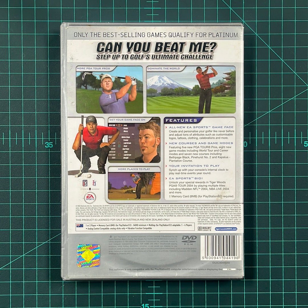 Tiger Woods PGA Tour 2004 | PS2 | PlayStation 2 | Platinum | Used Game | No Manual - RetroguySA