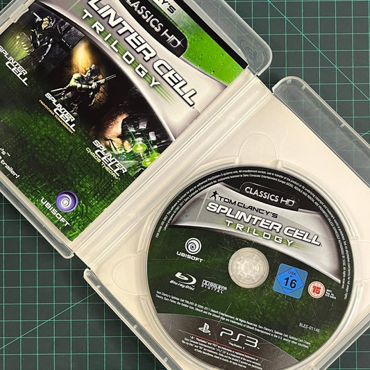 Tom Clancy's Splinter Cell Trilogy | Classics HD | PlayStation 3 | PS3 | Used Game - RetroguySA