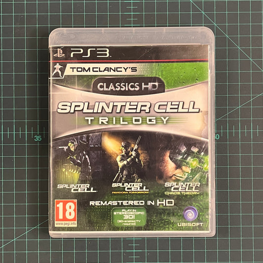 Tom Clancy's Splinter Cell Trilogy | Classics HD | PlayStation 3 | PS3 | Used Game - RetroguySA