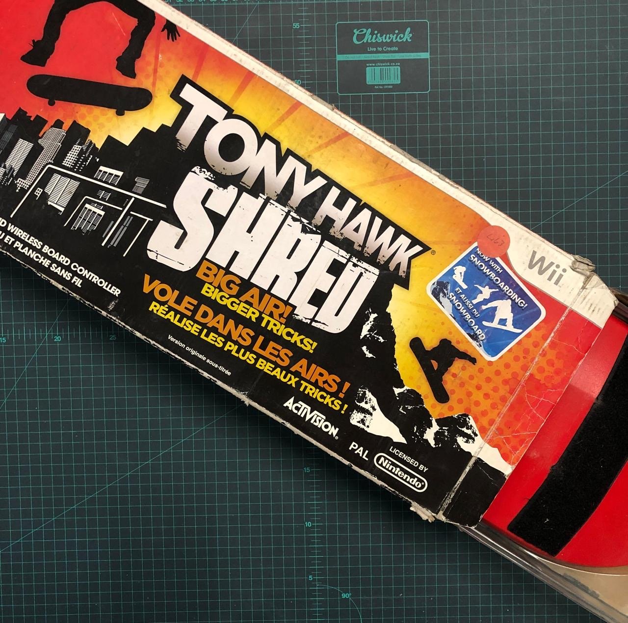 Tony Hawks Shred: Skateboard | Nintendo Wii | Accessories - RetroguySA