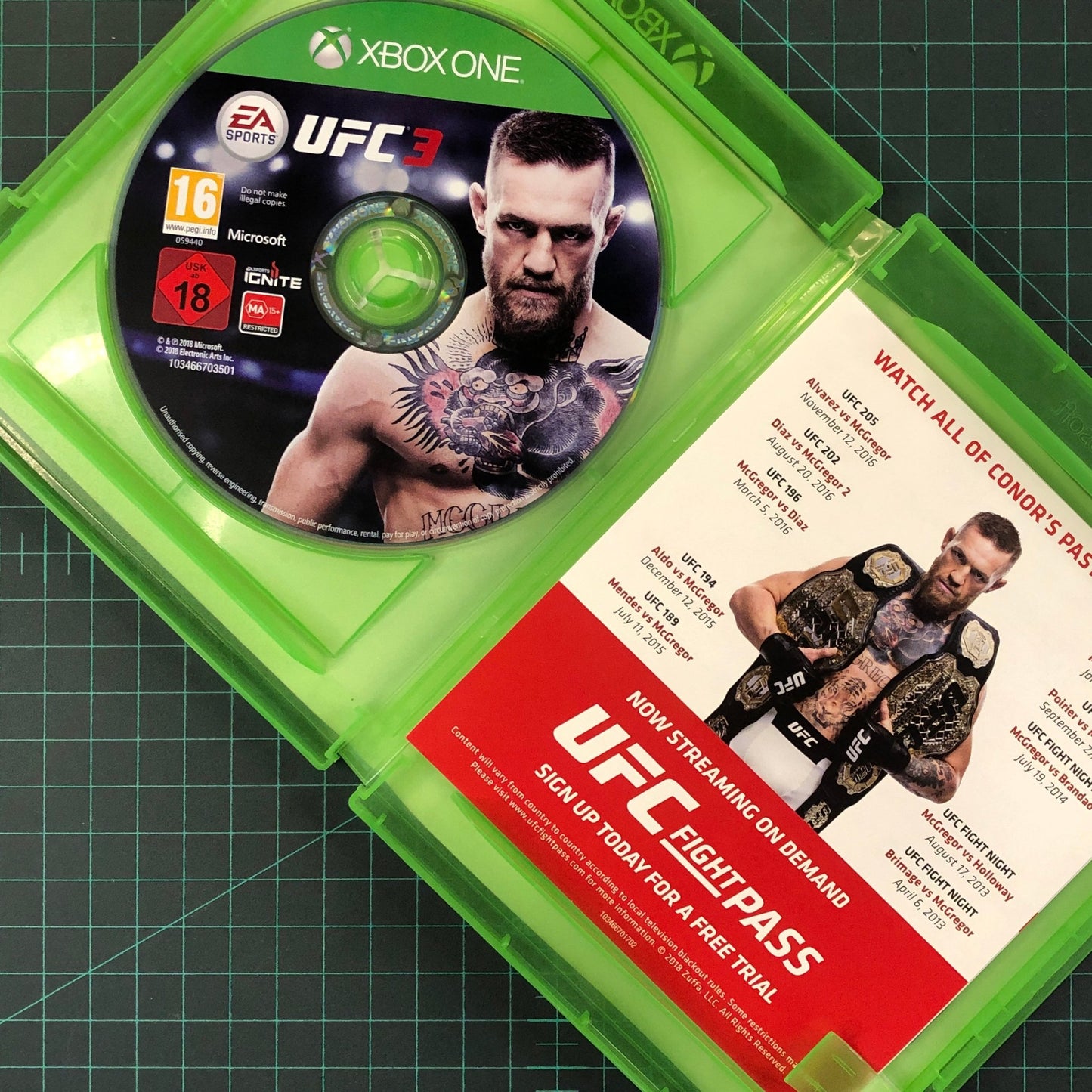 UFC 3 | XBOX ONE | Used Game | No Manual - RetroguySA