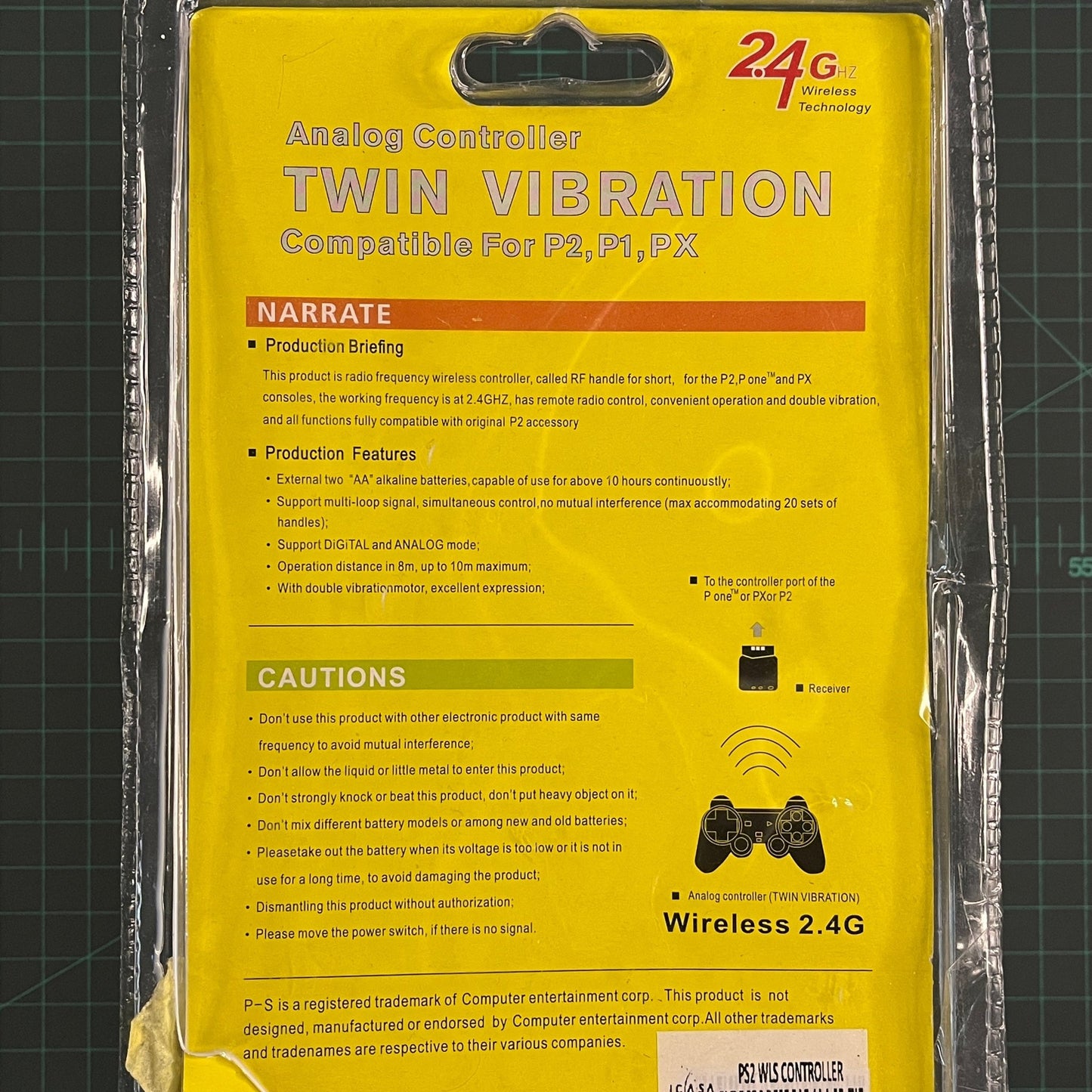 Wireless Controller | Generic 3rd Party | Playstation 2 | PS2 | Accessories - RetroguySA