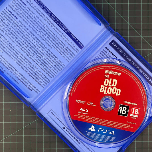 Wolfenstein: The Old Blood | PlayStation 4 | PS4 | Used Game - RetroguySA