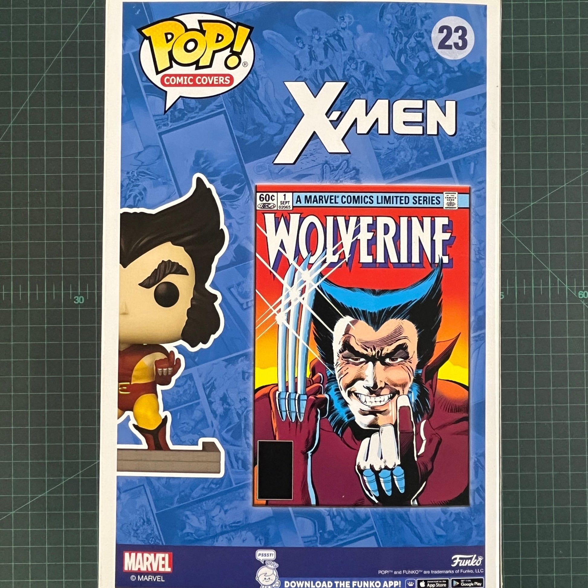 Wolverine | #23 | Marvel Comic Covers: Wolverine #1 | Funko Pop | Collectible | Toy | In DMG Box - RetroguySA
