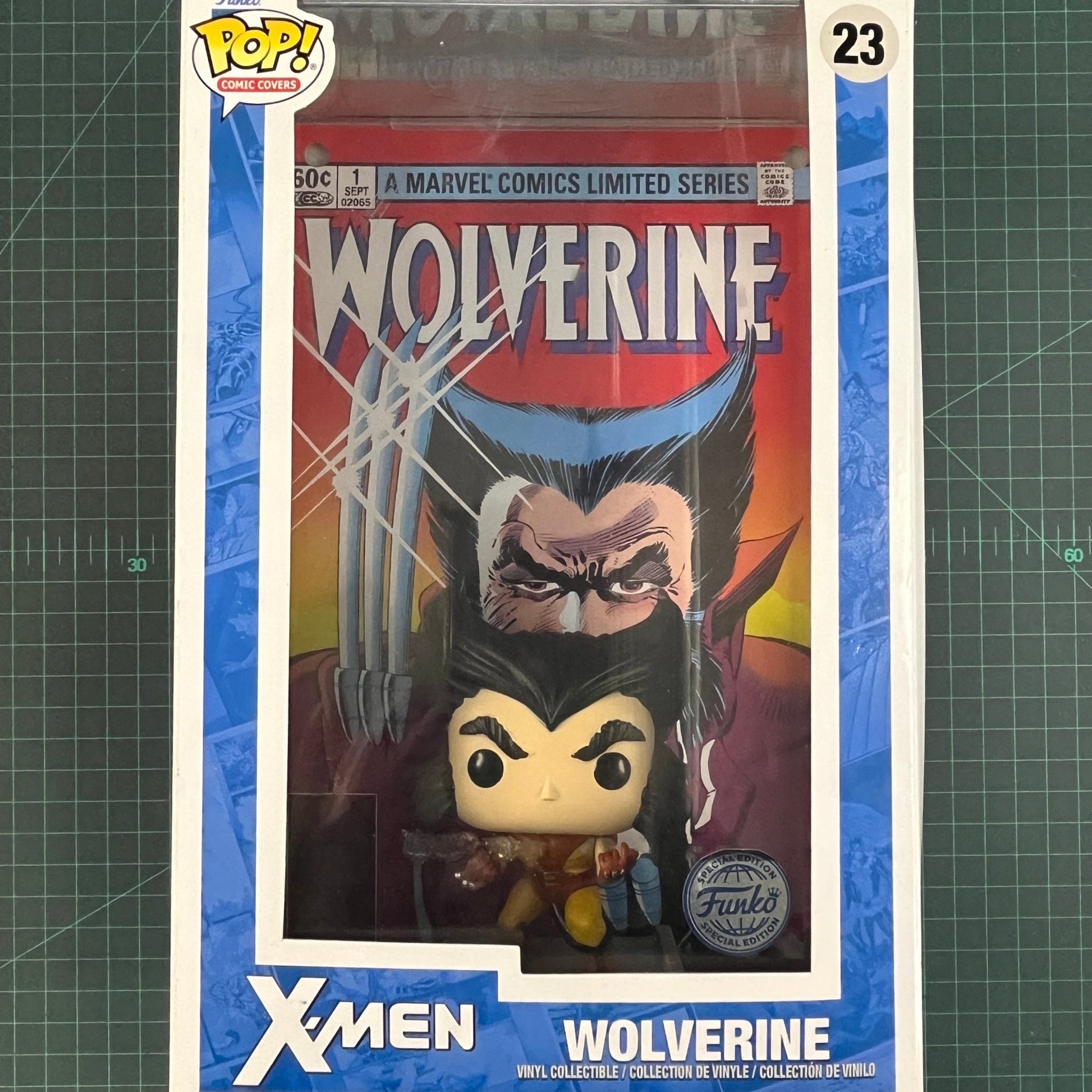 Wolverine | #23 | Marvel Comic Covers: Wolverine #1 | Funko Pop | Collectible | Toy | In DMG Box - RetroguySA