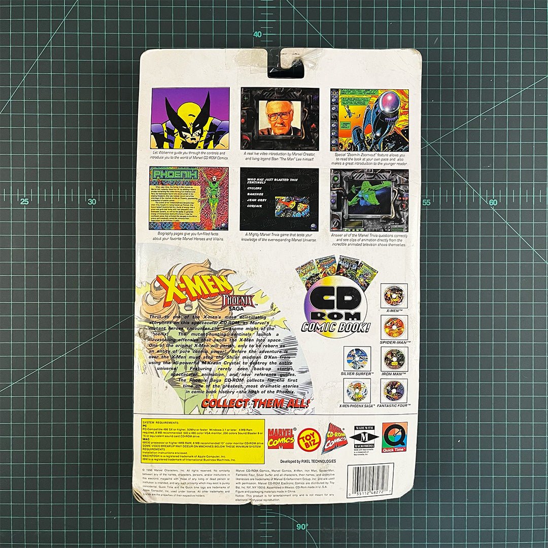 Wolverine | The Phoenix Saga | with interactive CD - ROM | 2003 | Toy Biz | Figurine | Collectible | Toy | New Sealed - RetroguySA