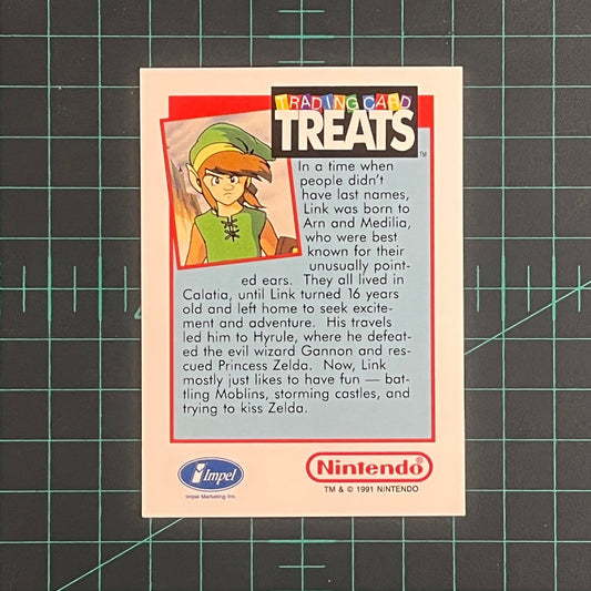 Zelda II Adventures of Link V1 | Impel Trading Card Treats | 1991 | Nintendo | Trading Card - RetroguySA