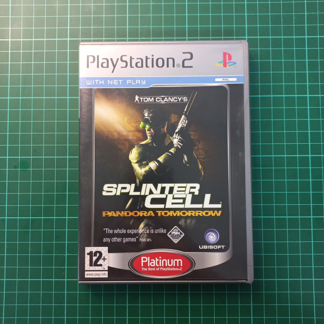 Tom Clancy's Splinter Cell Pandora Tomorrow Sony Playstation 2 Ps2 Game  COMPLETE 8888321606