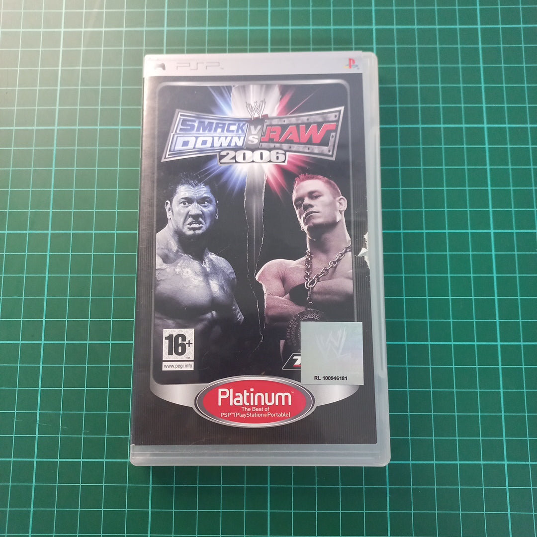 WWF : Smack Down Vs Raw 2006 | PSP | Platinum | Used Game – RetroguySA