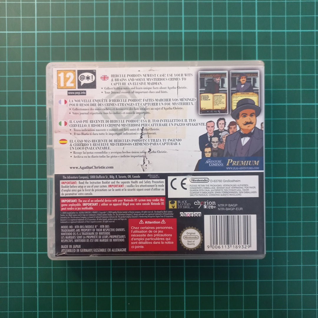 Agatha Christie: The ABC Murders | Nintendo DS | Used Game - RetroguySA