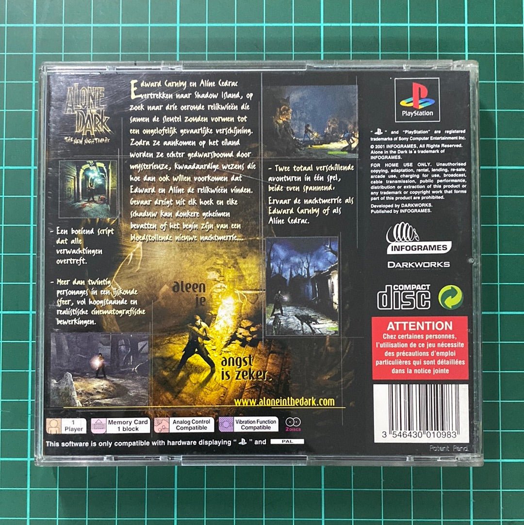 Alone in the Dark : The New Nightmare | Playstation 1 | PS1 | Used Game - RetroguySA