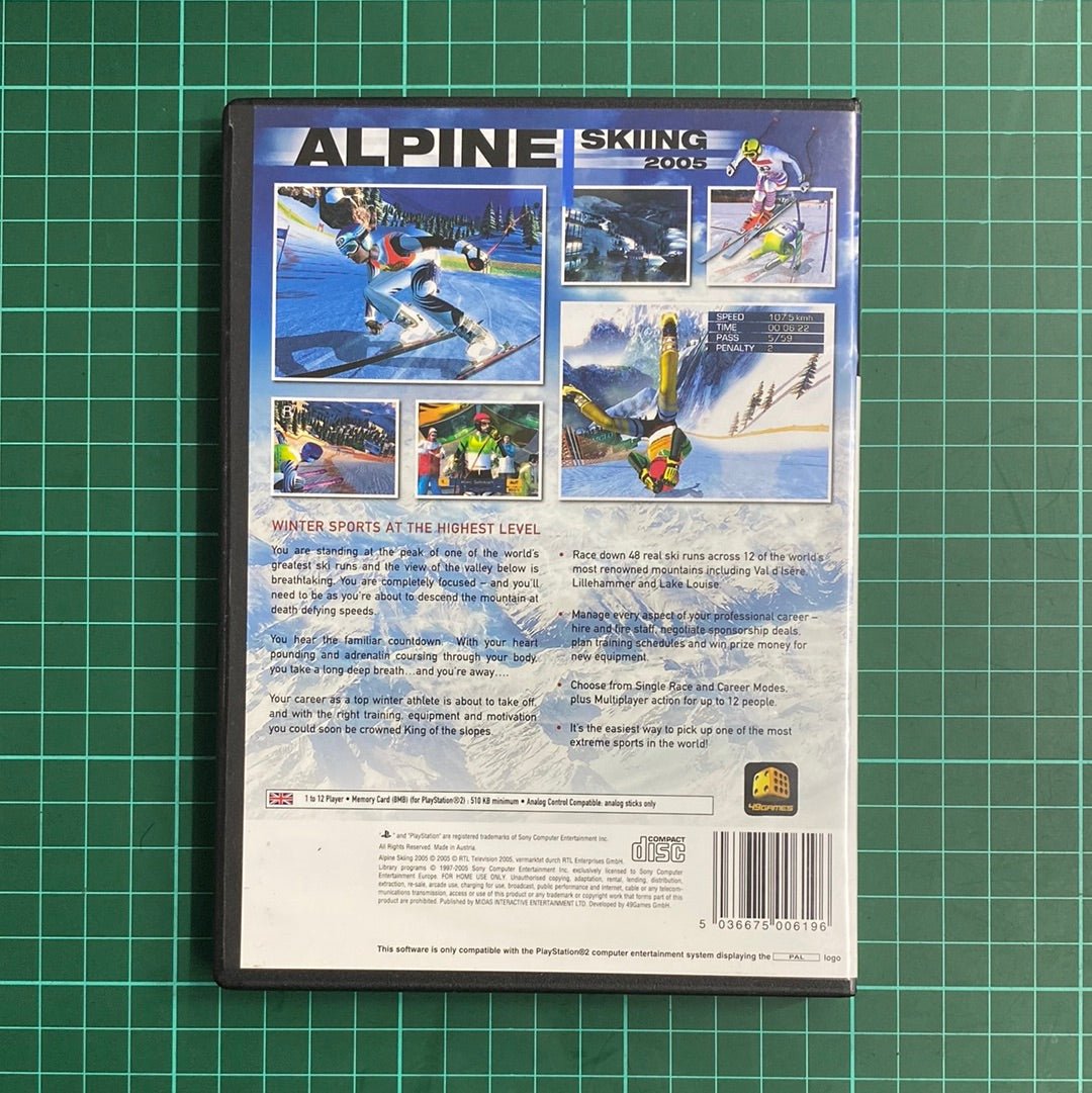 Alpine skiing 2005 | PlayStation 2 | PS2 | Used Game | No Manual - RetroguySA