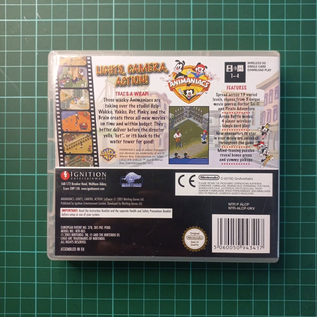 Animaniacs : Lights, Camera, Action! | Nintendo DS | Used Game - RetroguySA
