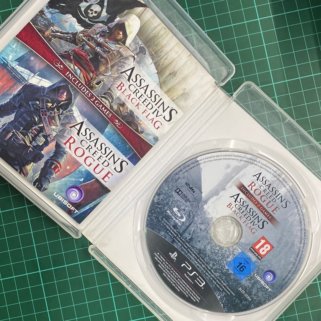 Assassin's Creed IV: Black Flag & Assassin's Creed Rogue | PS3 | PlayStation 3 | Used Game - RetroguySA