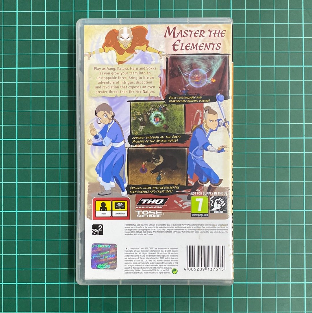 Avatar: The Legend Of Aang | PSP | PSP Essentials | Used Game - RetroguySA