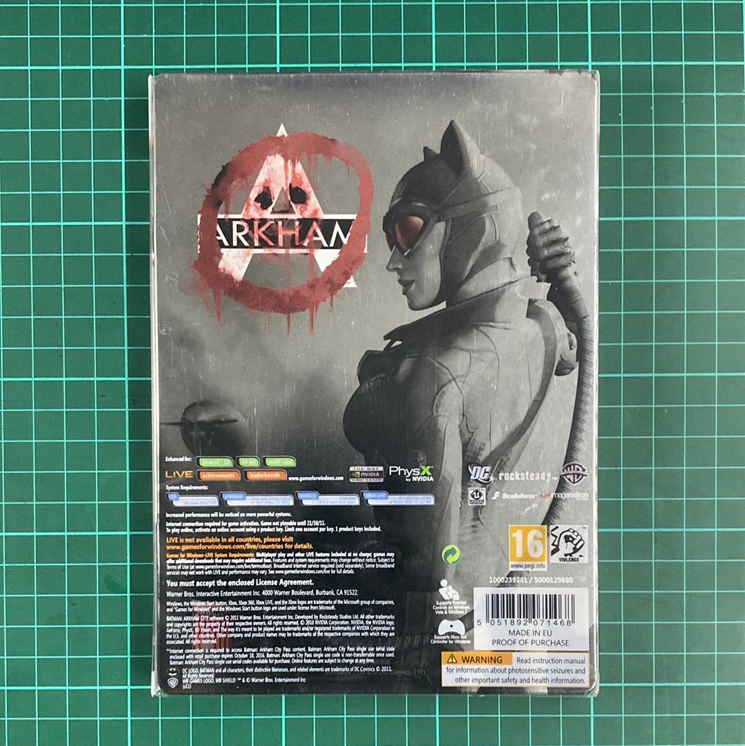 Batman: Arkham City | Steelbook | PC | Used Game - RetroguySA