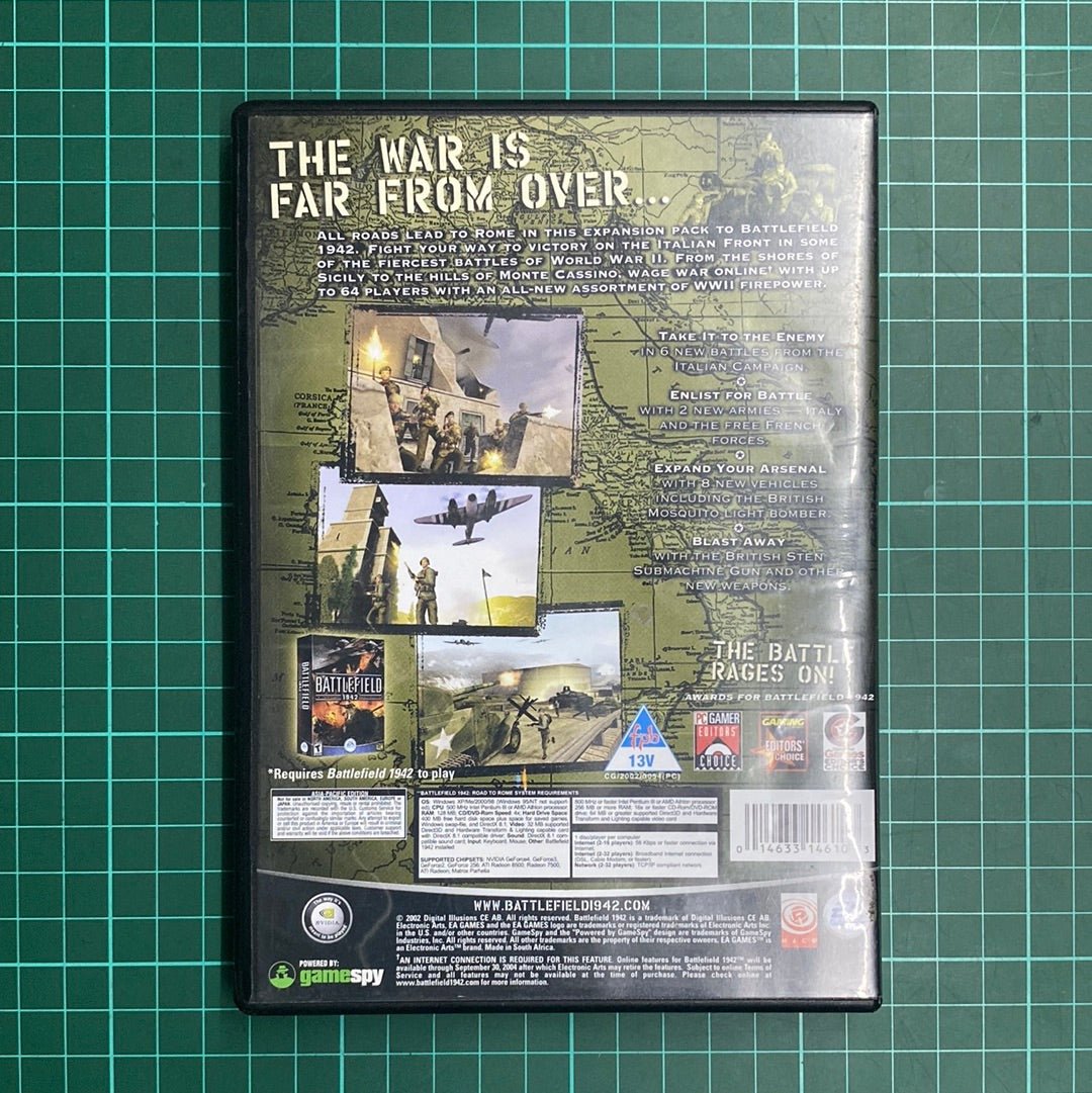 Battlefield 1942: The Road To Rome | PC | Used Game - RetroguySA