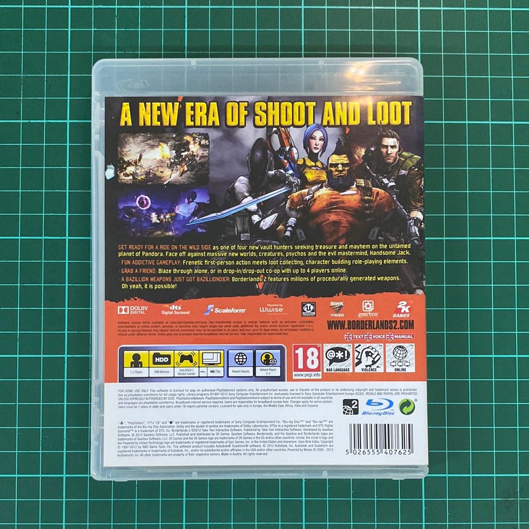 Borderlands 2 | Cardboard Cover | PS3 | PlayStation 3 | Used Game - RetroguySA