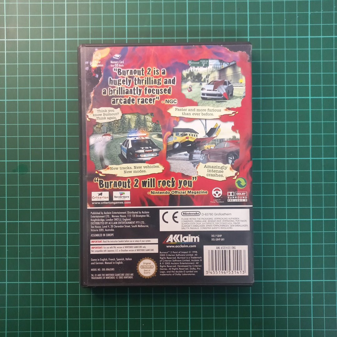 Burnout 2: Point of Impact | Nintendo Gamecube | Used Game - RetroguySA