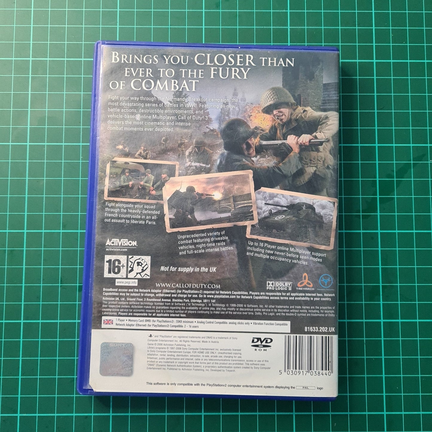 Call of Duty 3 | PS2 | Playstation 2 | Used Game - RetroguySA