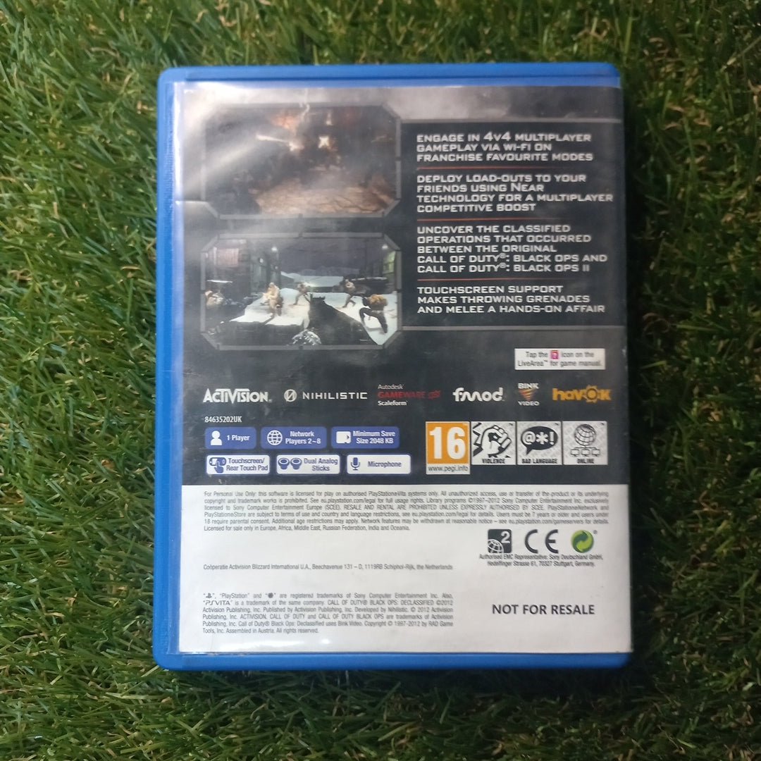 Call of Duty Black Ops: Declassified | PS Vita | Sony Playstation | Used Game - RetroguySA