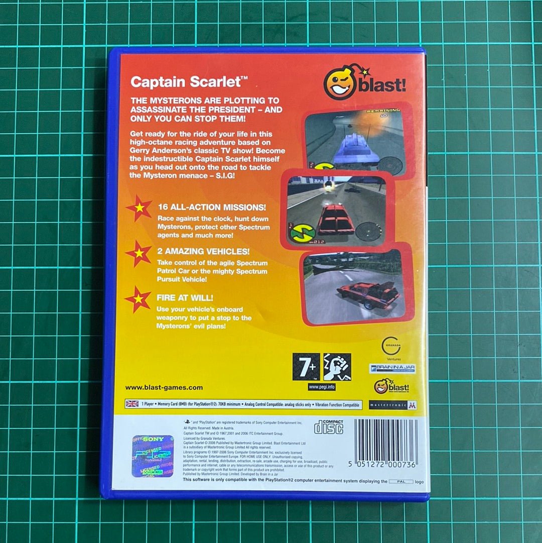 Captain Scarlet | PS2 | PlayStation 2 | Used Game - RetroguySA