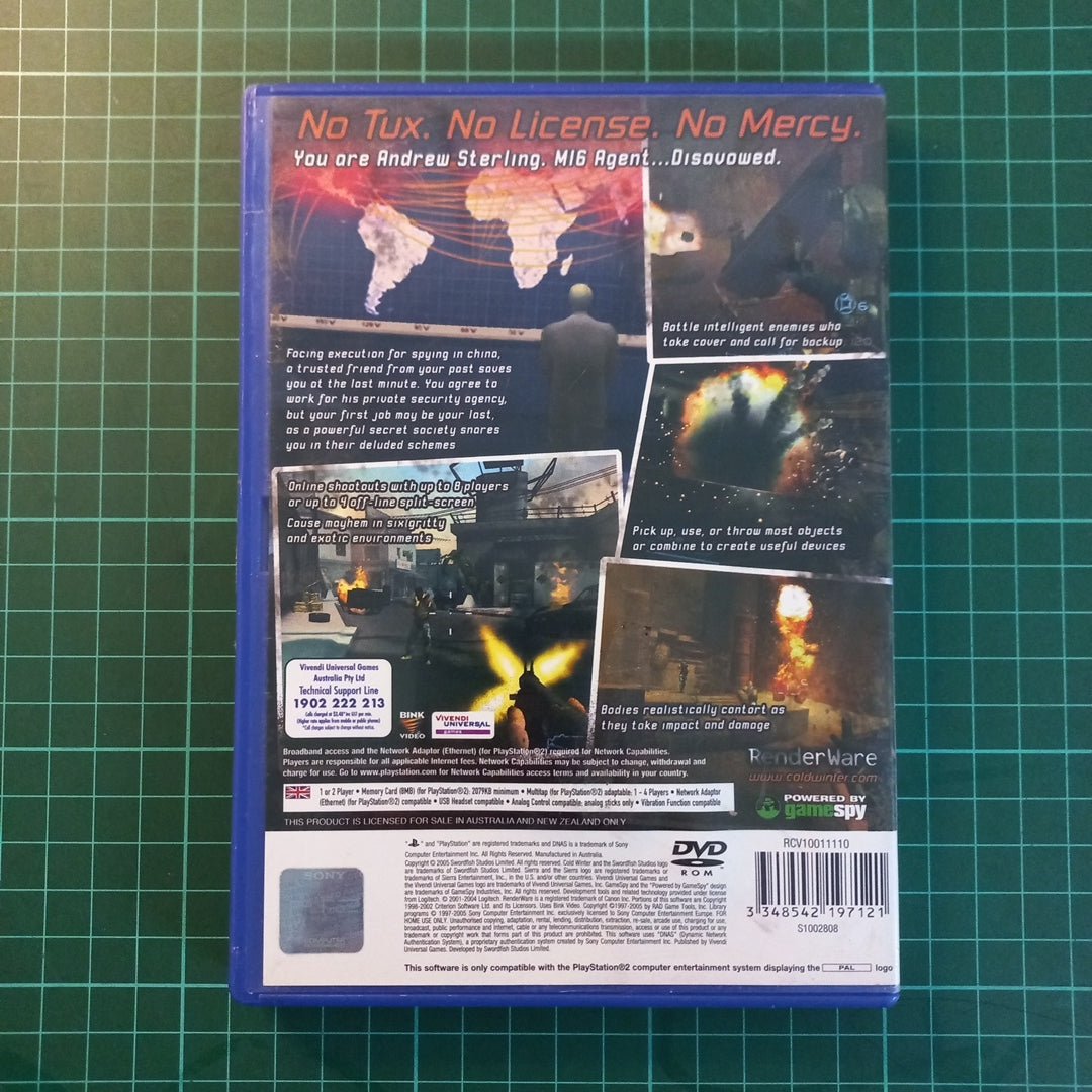 Cold Winter | Playstation 2 | PS2 | Used Game - RetroguySA
