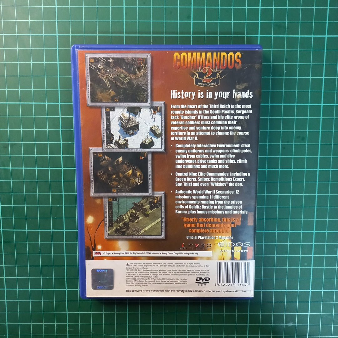 Commandos 2: Men of Courage | PS2 | PlayStation 2 | Used Game - RetroguySA