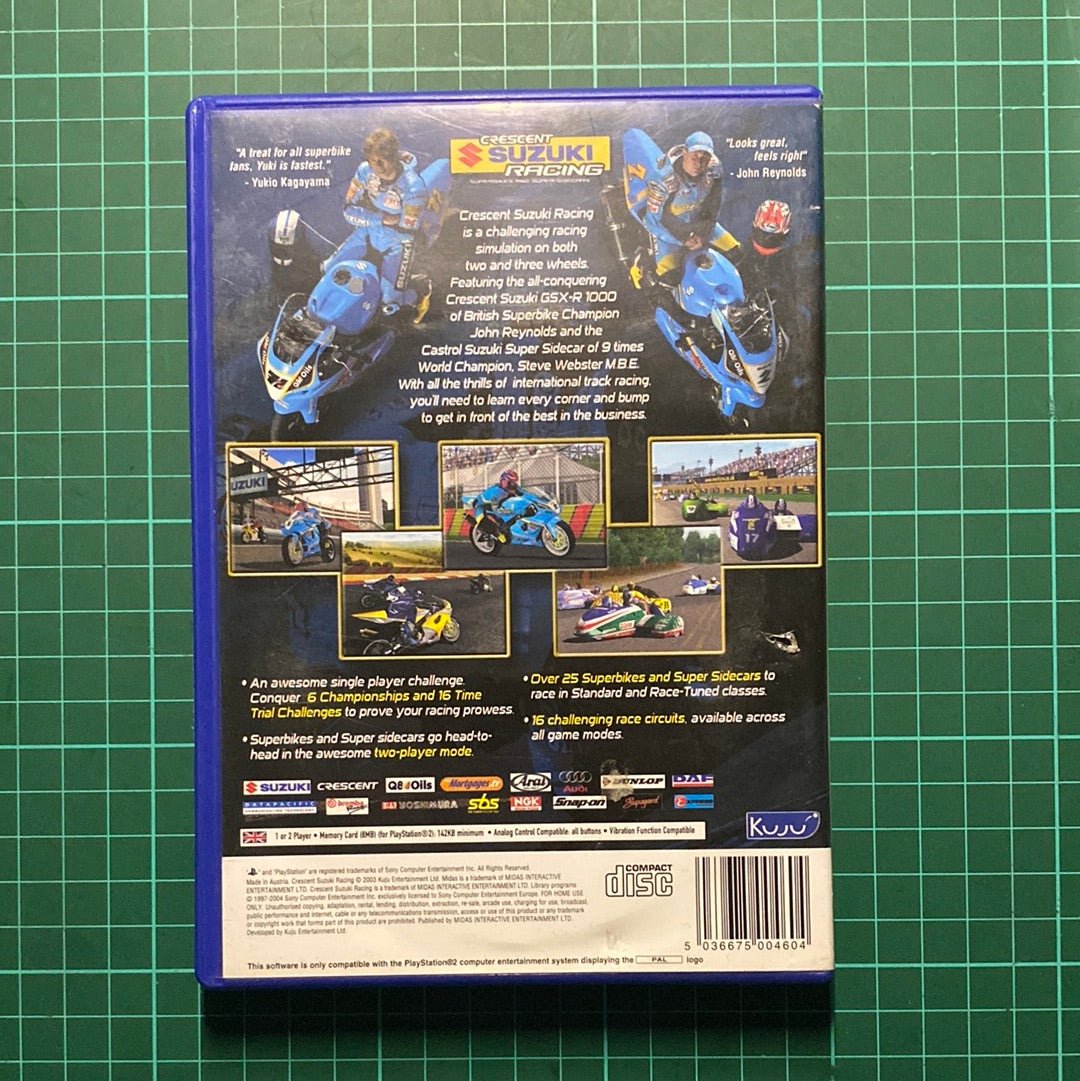 Crescent Suzuki Racing | PS2 | PlayStation 2 | Used Game - RetroguySA