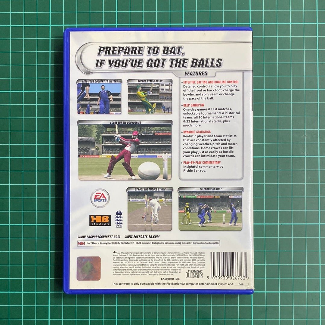 Cricket 2002 | PS2 | PlayStation 2 | Used Game - RetroguySA