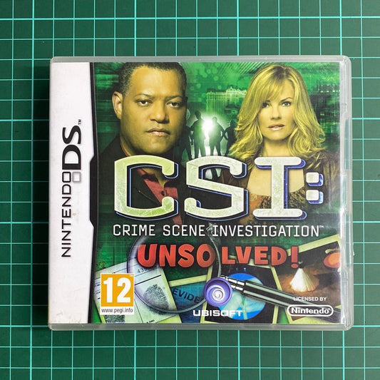 CSI: Crime Scene Investigation Unsolved! | Nintendo DS | NDS | Used Game - RetroguySA