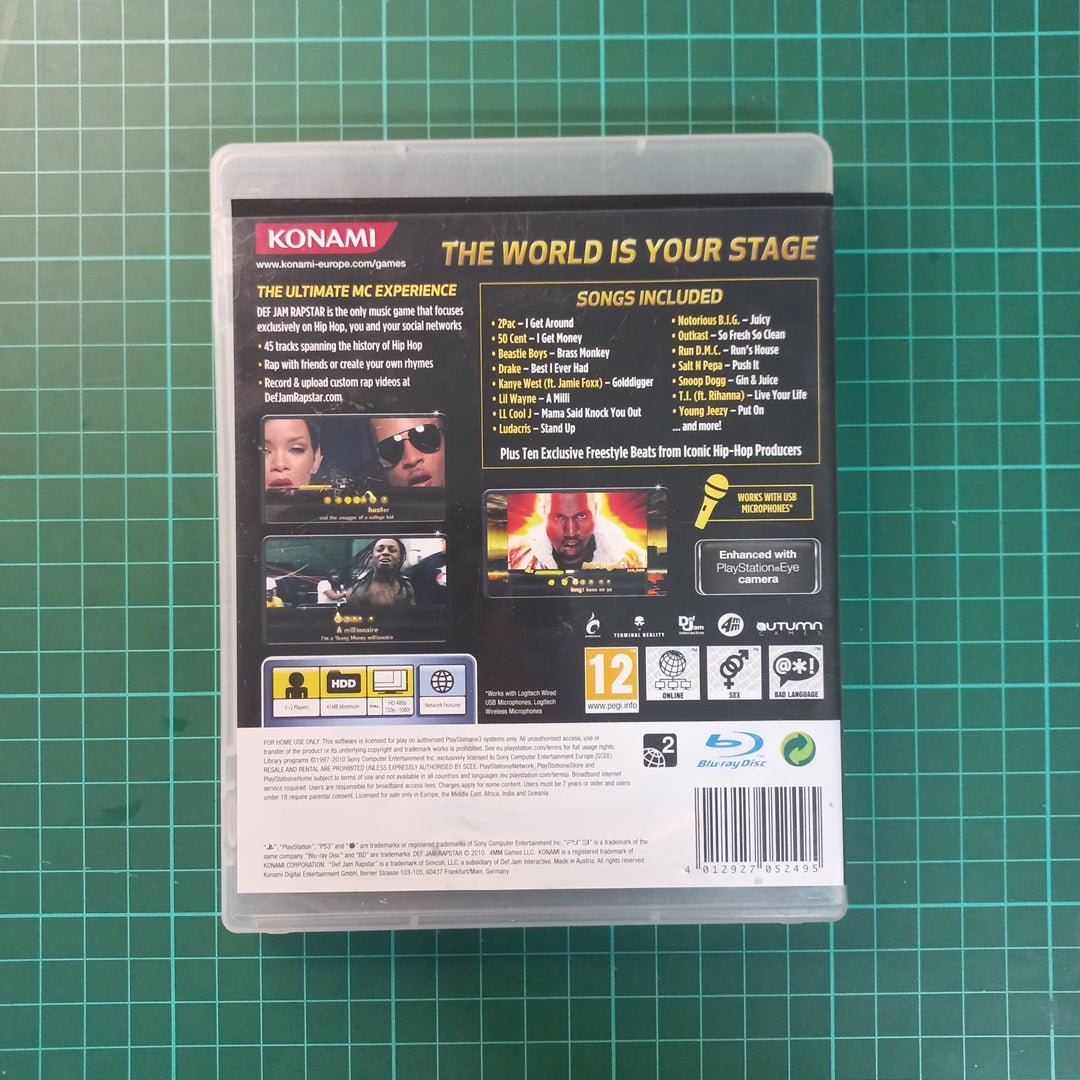 Def Jam: RapStar | PS3 | PlayStation 3 | Used Game - RetroguySA