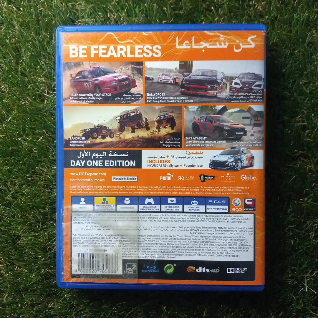 Dirt 4 | PS4 | Playstation 4 | Used Game - RetroguySA