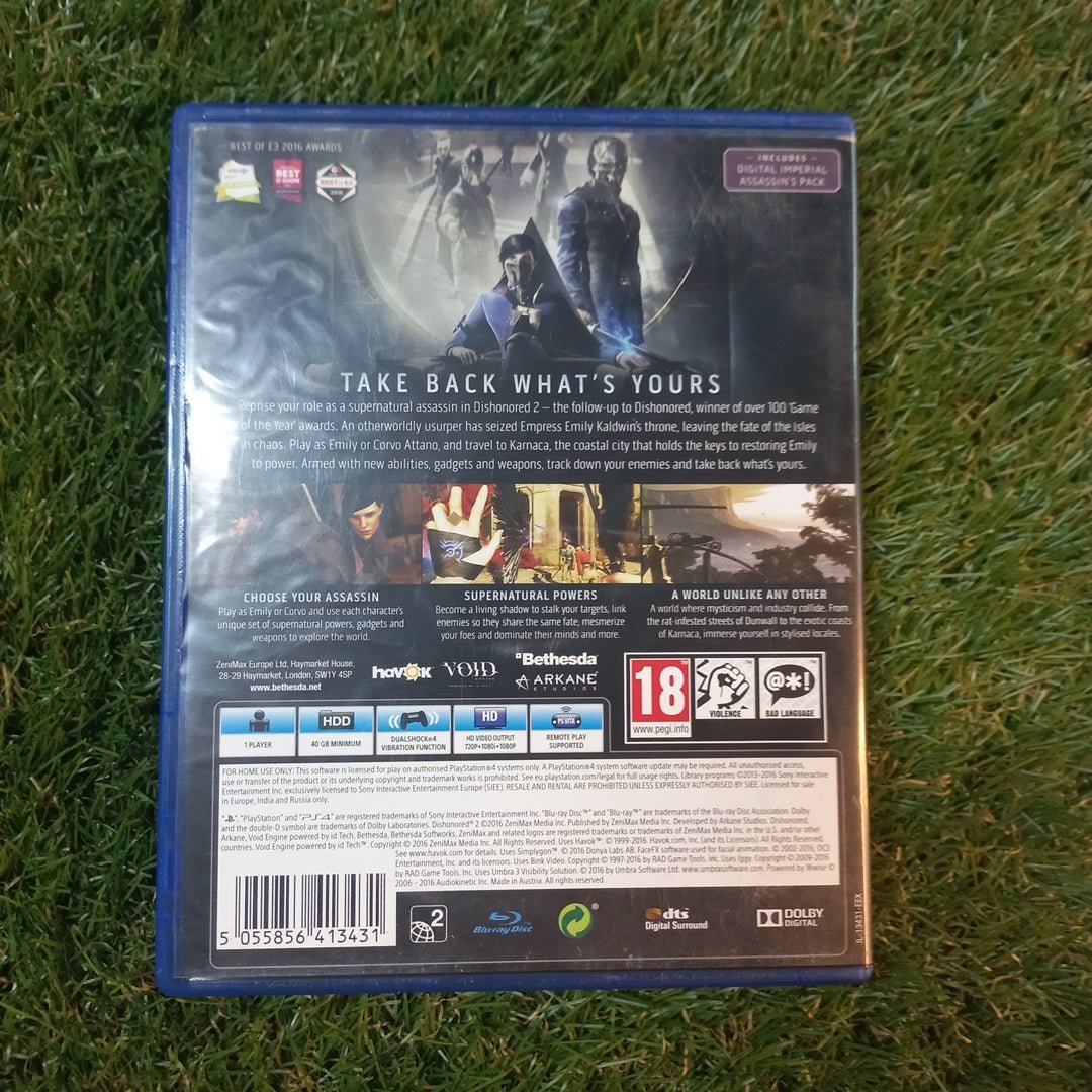 Dishonored 2: Limited Edition | PlayStation 4 | PS4 | Used Game - RetroguySA