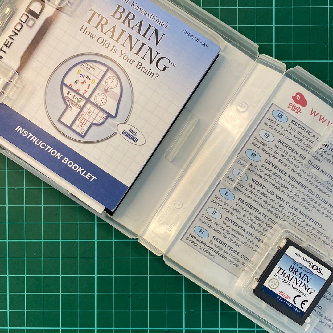 Dr Kawashima's Brain Training: How old is your brain | Nintendo DS | Used Game - RetroguySA