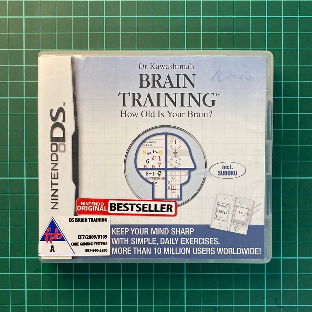 Dr Kawashima's Brain Training: How old is your brain | Nintendo DS | Used Game - RetroguySA