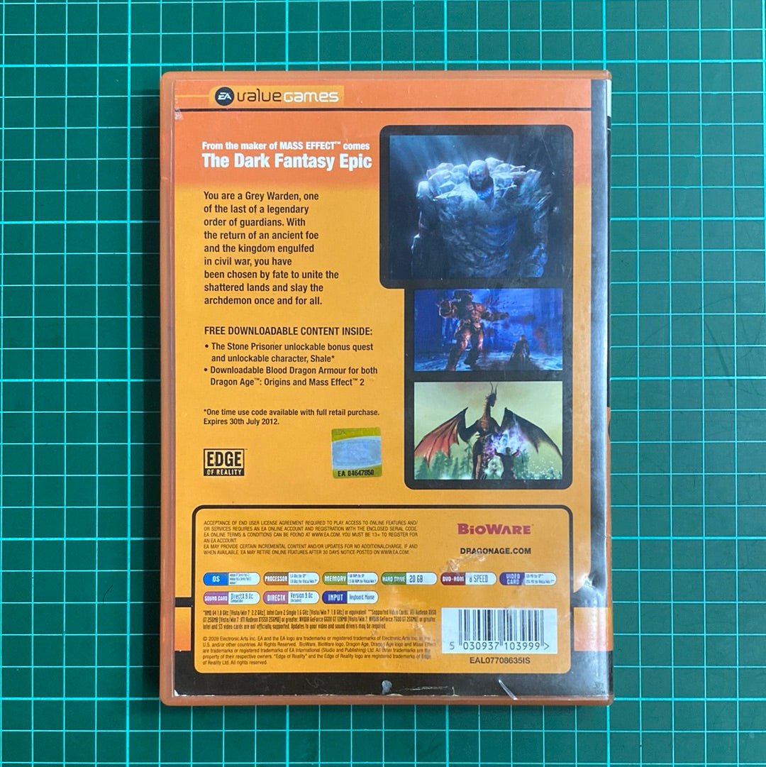 Dragon Age: Origins | EA Value Games | PC | Used Game - RetroguySA