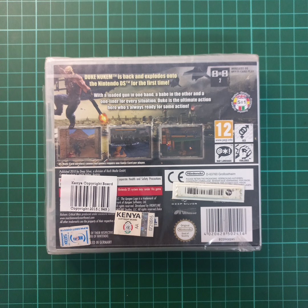 Duke Nukem: Critical Mass | Nintendo DS | New Game - RetroguySA