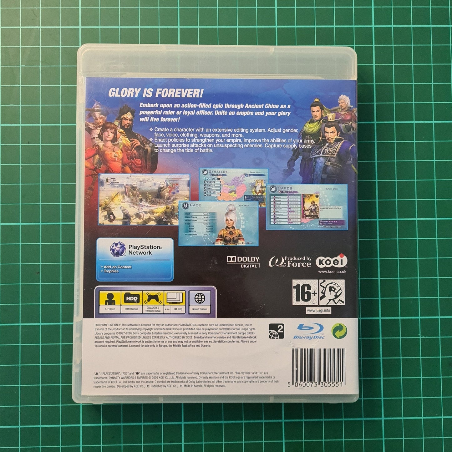Dynasty Warriors 6 : Empires | PS3 | Playstation 3 | Used Game - RetroguySA