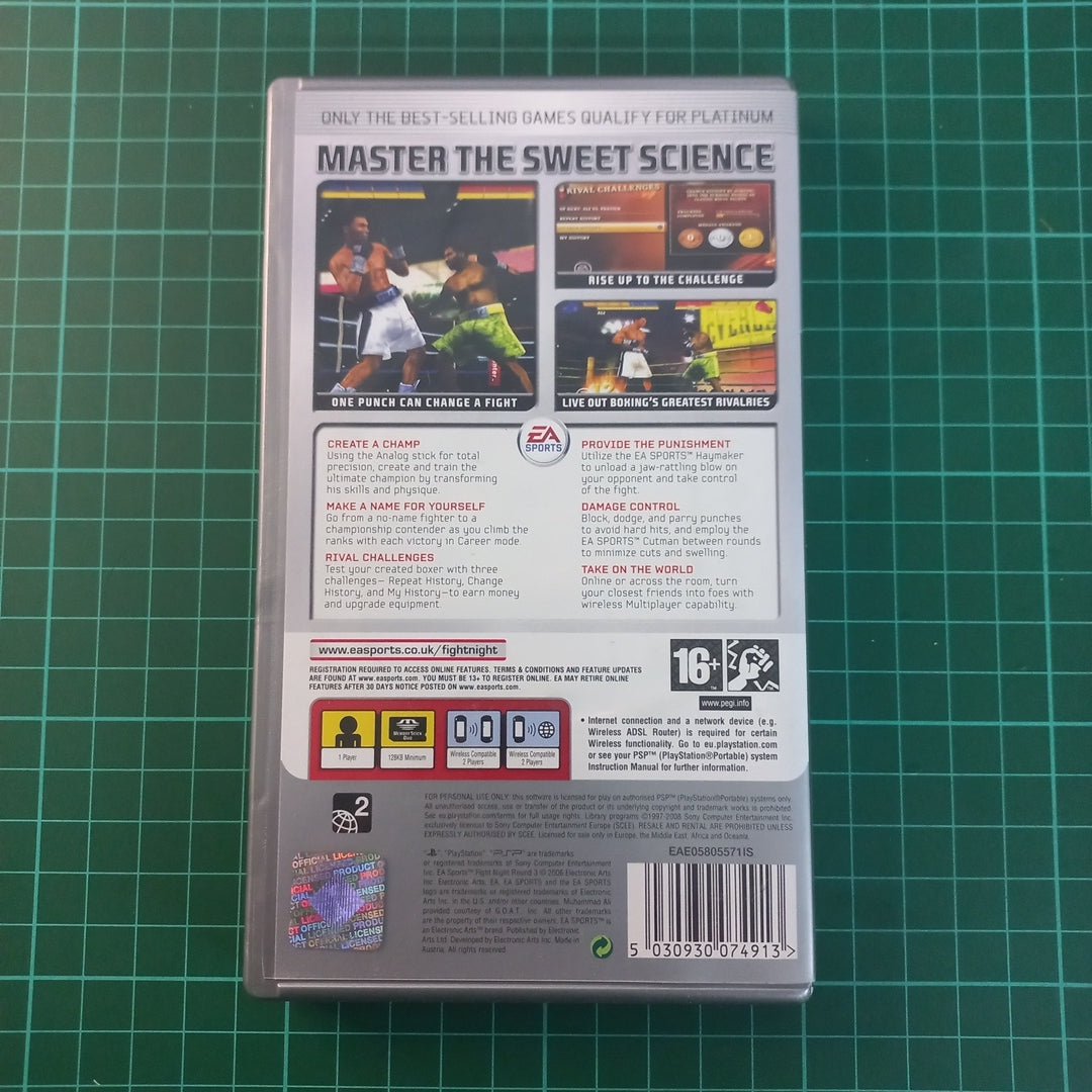EA Sport: Fight Night Round 3 | PSP | Platinum | Used Game - RetroguySA
