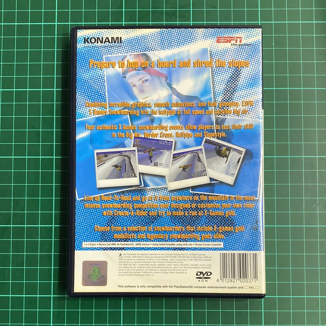 ESPN Winter X Games Snowboarding | PlayStation 2 | PS2 | Used Game - RetroguySA