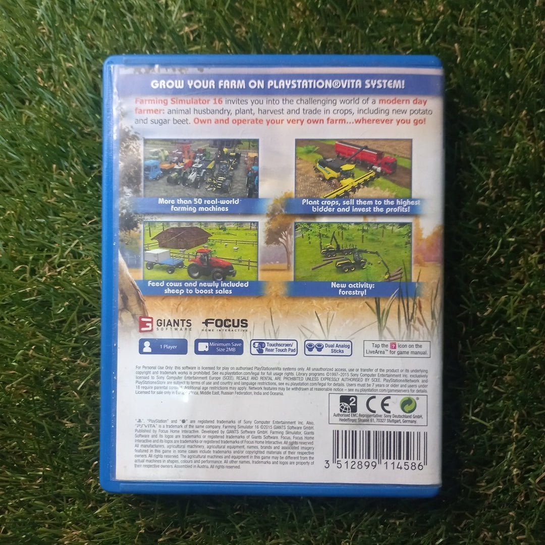 Farming Simulator 16 | PS Vita | Playstation | Used Game - RetroguySA