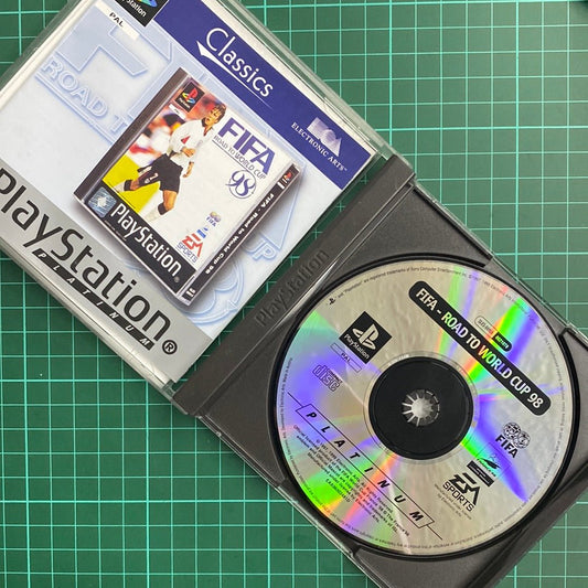 FIFA - Road To The World Cup 98 | PlayStation 1 | Platinum | PS1 | Used Game - RetroguySA