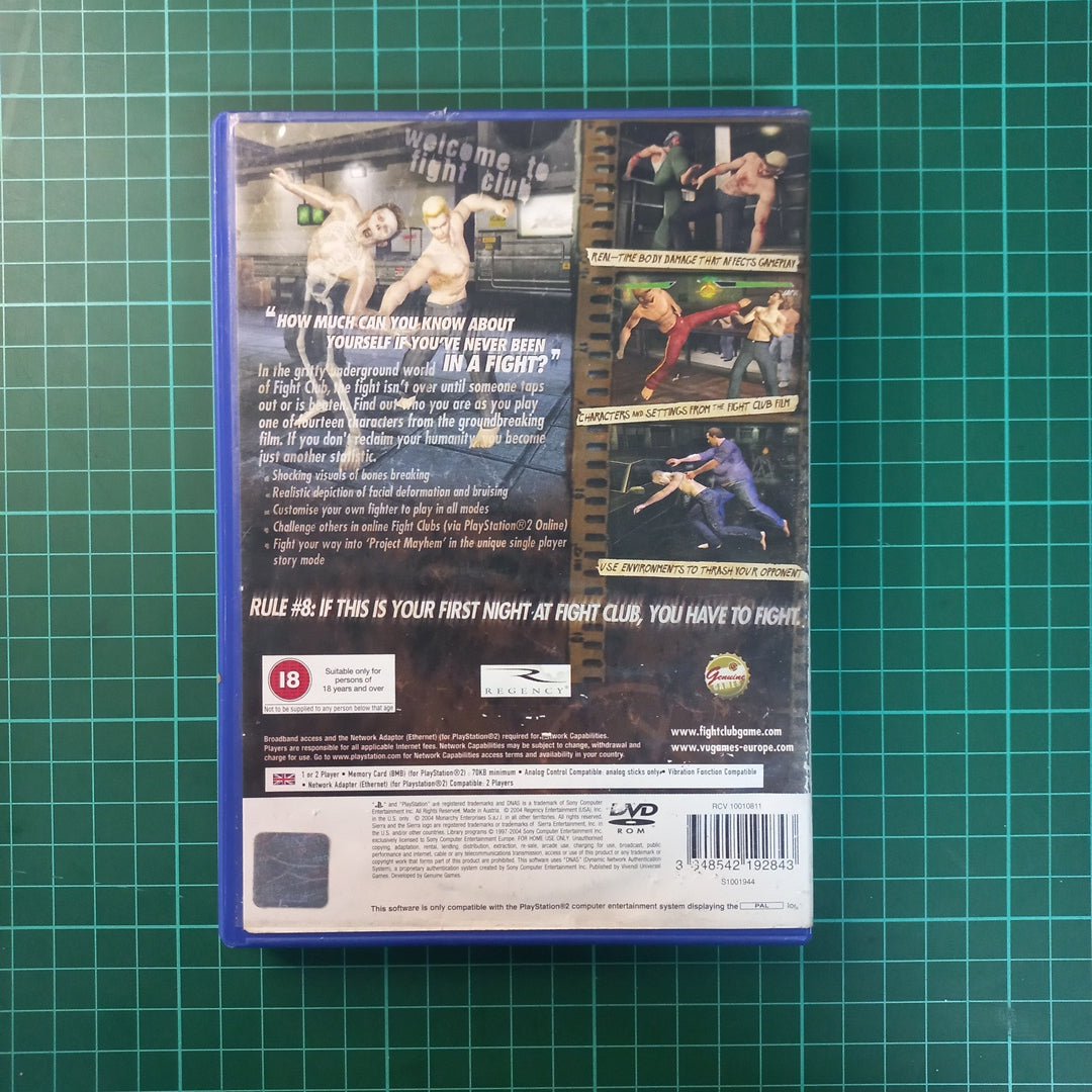 Fight Club | PS2 | Playstation 2 | Used Game - RetroguySA