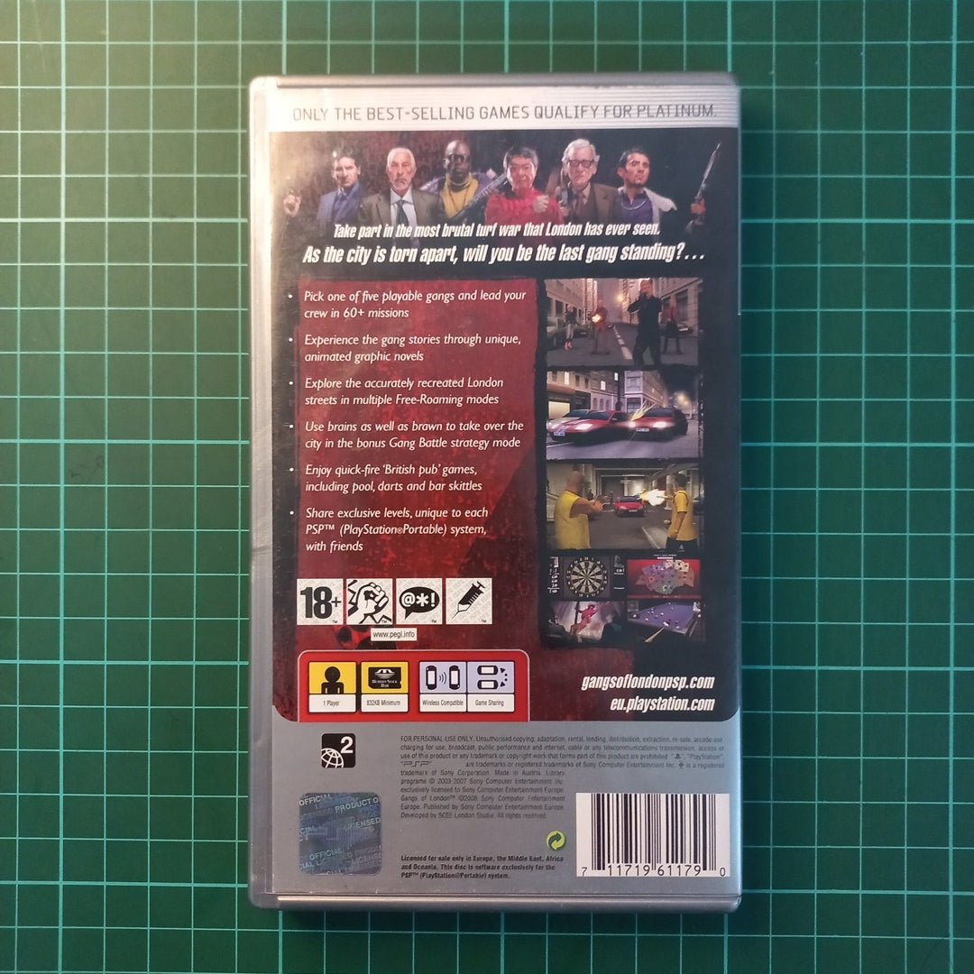 Gangs of London | PSP | Platinum | Used Game - RetroguySA