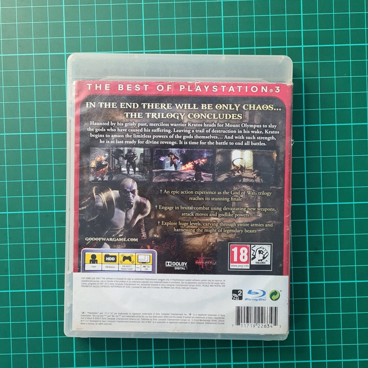 God of War 3 | Essentials | PS3 | PlayStation 3 | Used Game - RetroguySA