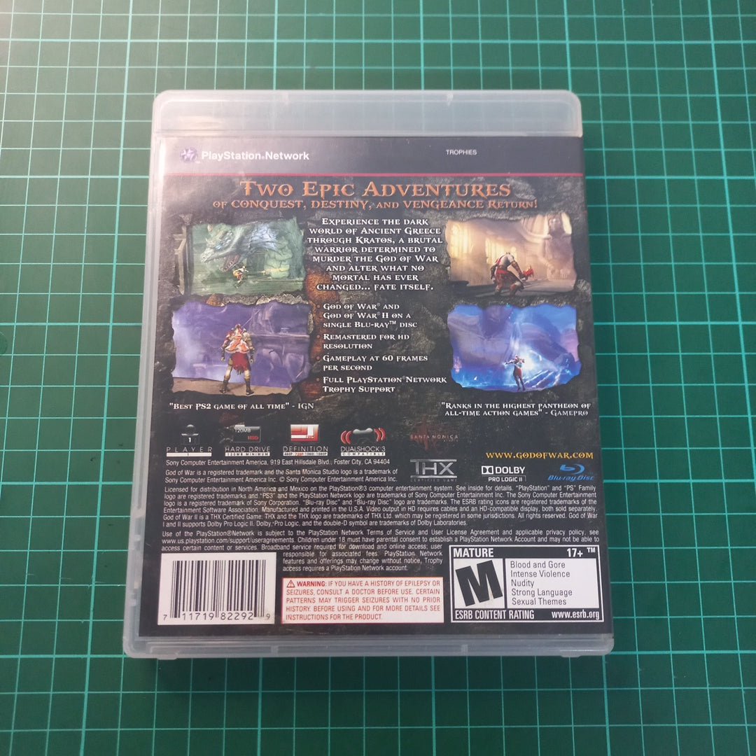God of War Collection | PS3 | NTSC | Playstation 3 | Used Game - RetroguySA