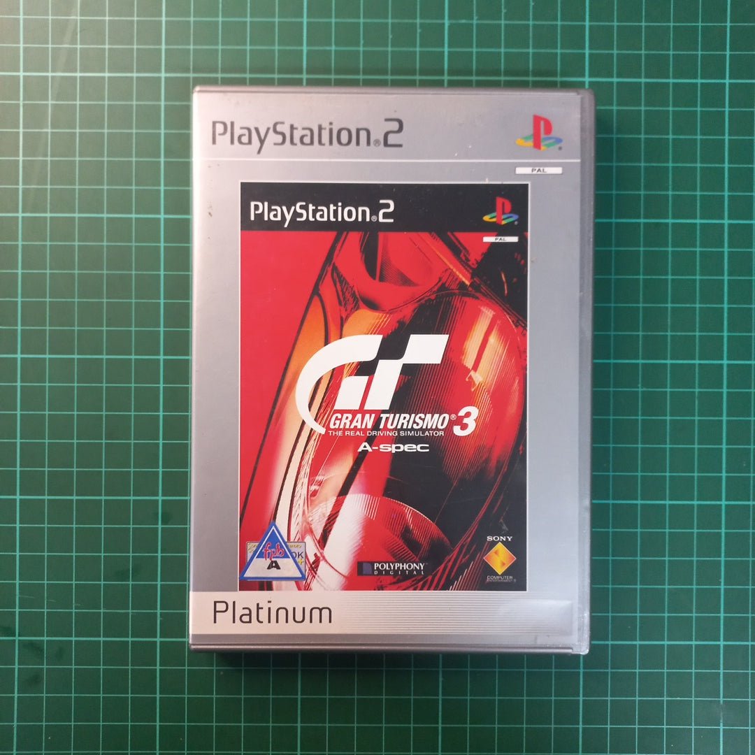 Gran Turismo 3 : A - Spec | Platinum | PS2 | PlayStation 2 | Used Game - RetroguySA
