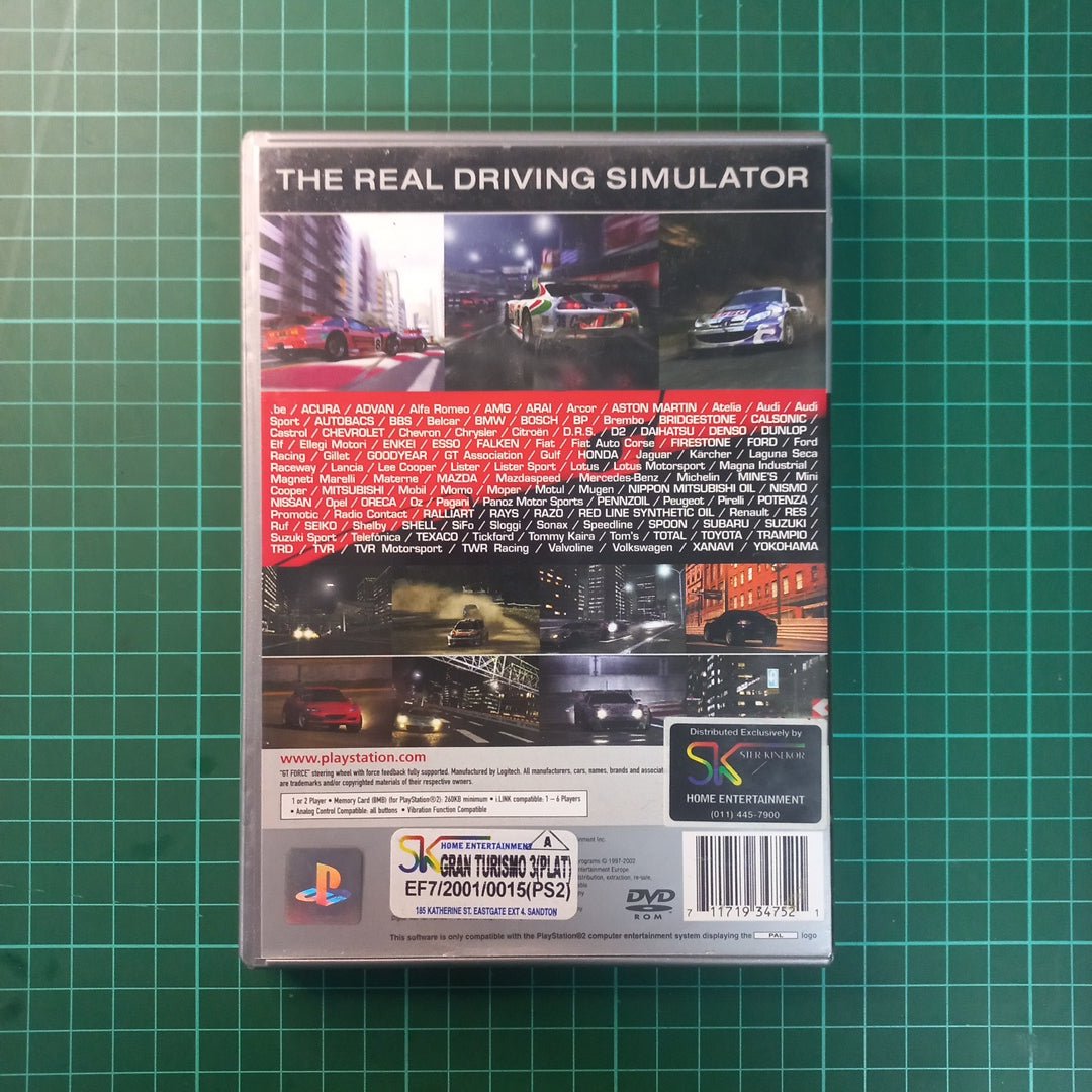 Gran Turismo 3 : A - Spec | Platinum | PS2 | PlayStation 2 | Used Game - RetroguySA