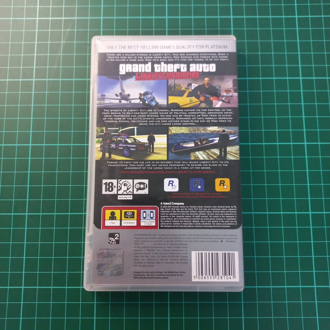 Grand Theft Auto: Liberty City Stories | PSP | Platinum | Used Game - RetroguySA